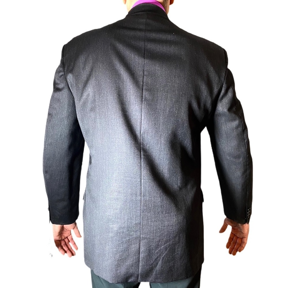 Ungaro Paris Virgin Wool Super 100 Suit Jacket - Picture 3 of 6
